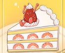 商用OK◎食べ物モチーフのキャラクターを描きます ゆるくてかわいい1枚！アイコン・挿絵に利用できます イメージ5