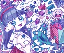 ポップでキラキラしたイラストを制作します イメージをいただいてイラストお描きします イメージ3
