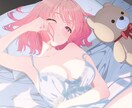キャラクターイラストを制作します 提示頂いた絵柄に寄せて製作可能 イメージ1