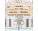 現役建築学生が、手書きの温かい図面着色を作成します 現役の建築学生(大3)が、映える手書き調な図面着色を行います イメージ2