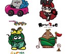 マスコット・キャラクター制作します イラストレーターがオリジナルキャラクターを制作します イメージ4
