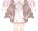Vtuber・Live2D用立ち絵制作いたします キャラデザ・パーツ分けも可能な立ち絵を制作します イメージ3