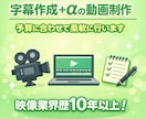 予算に合わせ柔軟に動画編集全般承ります 制作事例豊富！映像業界経験10年以上！まずはご相談ください イメージ1