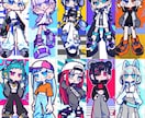 目を引くオリジナルアイコン制作します グッズ制作用イラストやキャラクターデザインもお任せください！ イメージ1