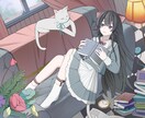 キレイで素敵な1枚絵をお描きいたします サムネイル/SNSアイコン/立ち絵などにも！ イメージ4