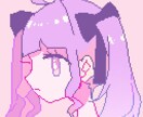 最速当日納品可！女の子の横顔アイコン描きます ドット絵調･カラフル･かわいい イメージ4