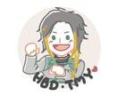ゆるかわいい線画イラスト描きます ゆるいタッチの線画(単色・複数色)でSNS用アイコンを作成 イメージ1