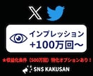X(Twitter)表示回数増やします 収益化条件クリアに！最速即日でインプレッションを手配します イメージ1