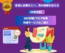 SEO対策・読まれるブログ記事作成を提供します 本当に必要な人へ、真の価値を伝える 次世代型の記事作成 イメージ1