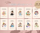 選び取りカード(男女両方向け)顔写真入りで作ります 1歳のお誕生日記念に・はがきサイズ・印刷オプションあり イメージ1