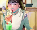 好きが詰まった楽しい人物メインのイラスト描きます アイコン・MV・サムネイルなどで目立ちたい方必見！ イメージ4