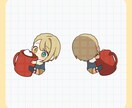 似顔絵可◎シンプルかわいいミニキャラを描きます アイコン、名刺、サムネ、スタンプ、挿し絵などにおすすめ！ イメージ2