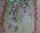 アニメキャラクター中心に描かせてもらいます 模写が好きなので似顔絵デッサンなどが得意です。 イメージ1