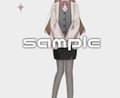 商用利用可能！キャラクターの立ち絵制作致します 【TRPG・IRIAM・配信用など】 イメージ2