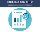 決算書から財務指標スコアとグラフを作成します 決算書の数値から財務指標レポートを作成｜3期比較3,000円 イメージ1