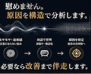 悩み相談｜本当の原因を特定します なぜ悩み続けるのか。 その原因を、構造から読み解きます。 イメージ3