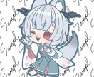 シンプルかわいいデフォルメイラスト描きます 配信やグッズにも映えるイラストをお探しの方へ！ イメージ4