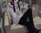 アイコン・立ち絵・一枚絵などイラスト制作します かわいいからかっこいいまで対応！ご希望に添って制作します！ イメージ2