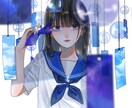 アイコン、MVイラスト、表紙絵、挿絵など描きます 目力の強い鮮やかな厚塗りが得意です イメージ2