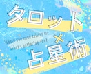 西洋占星術×タロットであなたのお悩み占います あなたの思いを整理するお手伝いをさせてください イメージ1