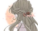 おしゃれな後ろ姿をお描きします 貴方だけのオリジナルアイコンを大人っぽい印象で作成します。 イメージ5