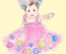 ふんわり可愛い♡写真をもとにイラスト描きます お写真をそのまま、カラーイラストにいたします♡ イメージ4