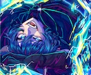 一枚絵制作します 極彩色の塗りが特徴的！感情を表現した一枚絵を制作いたします。 イメージ3