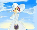 背景付きでキャラクターを描きます 背景付きのキャラクターを描きます！ イメージ3