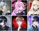 高クオリティ！商用可の全身立ち絵をお描きします きらきら美麗◇IRIAM、TRPG、アクリルスタンドなどに！ イメージ8
