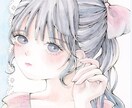 もっちりとしたかわいい女の子のアイコンを描きます 繊細で柔らかいアナログイラストの雰囲気がお好みの方へ イメージ8