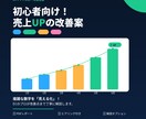 初心者向け！ECサイト売上UPの改善案を提案します 複雑な数字を「見える化」！ECのプロが改善点まで丁寧に解説。 イメージ1