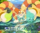 柔らかい印象の一枚絵を作成いたします 人物からケモノまで多彩なキャラクターに対応します！ イメージ7