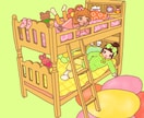 カラフルポップでかわいい女の子のイラストを描きます ポップキュートなスタイルの女の子のイラストが得意です！ イメージ1