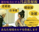 数秘術鑑定＋開運カルテ作成します 運＝ツキを味方に！月読数秘術鑑定（グループ鑑定・５人まで） イメージ1