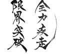 筆文字|商用×|チームTシャツ団旗等データ化します 筆文字でチームTシャツや団旗などお書きします。 イメージ1