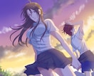 イラスト、デザインを描きます アイコンのイラストやキャラデザインなどおまかせください♪ イメージ2