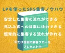 LPを使ったwebで集客するノウハウを教えます 「見込み客→顧客」になるスピードを速める集客の流れができます イメージ1