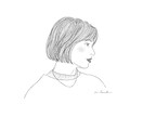 雰囲気あるモノクロイラスト描きます SNSアイコン、雑誌等の挿絵に！ イメージ5