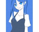 フラットデザインなキャライラストを描きます スマートフォンの壁紙やSNSアイコンなどにおすすめです！ イメージ8