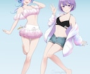 和風・和服専門｜儚げで凛とした人物イラスト描きます 〖商用OK〗MV /装画/サムネイルなど丁寧に制作いたします イメージ4
