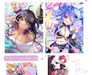 Vtuber配信サムネ・歌ってみたイラスト描きます 歌ってみた / 配信 / SNS / かわいい女の子 イメージ5