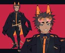 Live２D】あなたの好みの男性モデル作ります ダーク系やファンタジー系日常系も作ります イメージ1