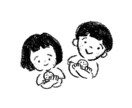 シンプルでゆるくてあったかい似顔絵描きます イラストレーターが描く、ほんのり似てる似顔絵です イメージ4