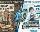 本気の飲食店に必要なサイトを制作します 信頼されるデザインと24時間予約を完備 イメージ3
