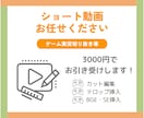 ショート動画作ります ゲーム実況の切り抜きメインで制作いたします！ イメージ1