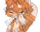 ケモ系キャラクター立ち絵描きます 2~5、6等身のケモノ描きます！！ イメージ3