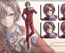 立ち絵イラストを製作します TRPGその他に使えるオリジナルキャラのイラストを作成します イメージ6