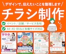 低価格で高品質なチラシデザイン致します どんなテイストにも柔軟に対応致します！ イメージ1