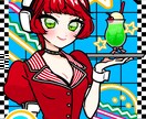 ポップなイラスト作成します Vライバーのイラスト経験あり！※基本は人物(上半身)です。 イメージ2