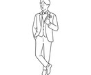 ゆる〜く人物書きます あなただけのゆるイラストを描きます。 イメージ1
